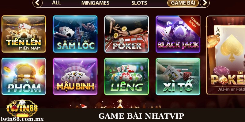 Game Nhatvip - Thiên đường cá cược uy tín, đẳng cấp năm 2025 3 Game bài Nhatvip là khu vực chơi có số lượng thành viên đông đảo