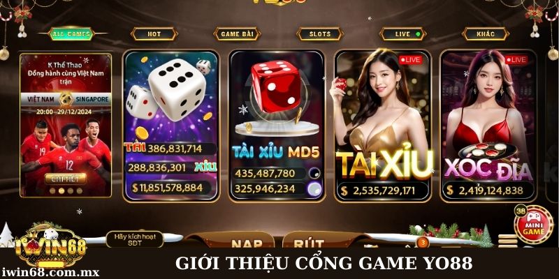 Game Yo88 - Cổng game đổi thưởng dẫn đầu xu hướng 2025 1 Giới thiệu giao diện cổng game Yo88